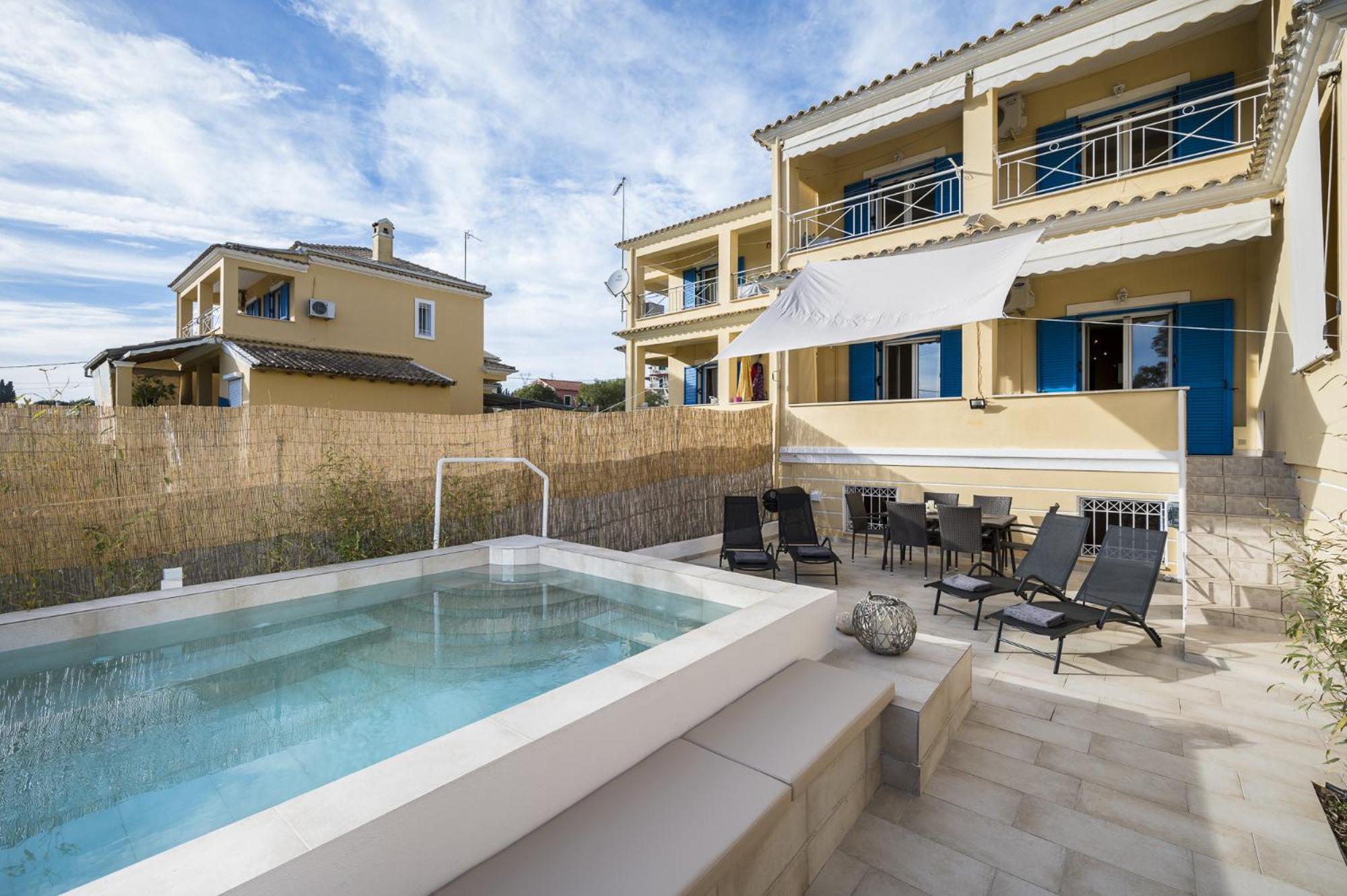 Villa Nina With Private Plunge Pool, 5Km To Corfu Town Luaran gambar